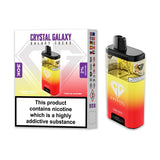 Crystal Galaxy Focus 30000 Puffs Pre Filled Vape Kit, Triple Mango, Mango Peach Pineapple Flavor