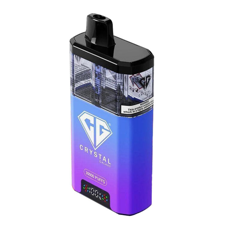 Crystal Galaxy Focus 30K 2 Pre Filled Pod Kit Box of 5, Cherry Sour Raspberry, Blueberry Cherry Cranberry Flavor