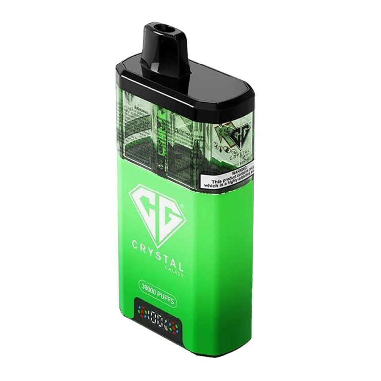 Crystal Galaxy Focus 30K 2 Pre Filled Pod Kit Box of 5, Fresh Mint, Double Menthol Flavor