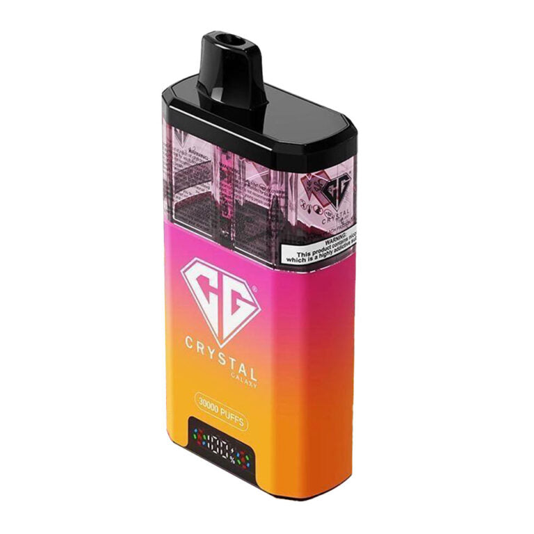 Crystal Galaxy Focus 30K 2 Pre Filled Pod Kit Box of 5, Mr Pink , Lemon Peach Passion Fruit Flavor