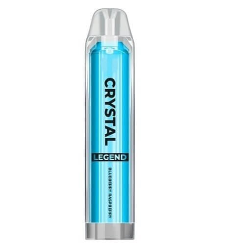 Crystal Legend 4K Puffs Prefilled Vape PodPack of 10, Blueberry Raspberry Flavor