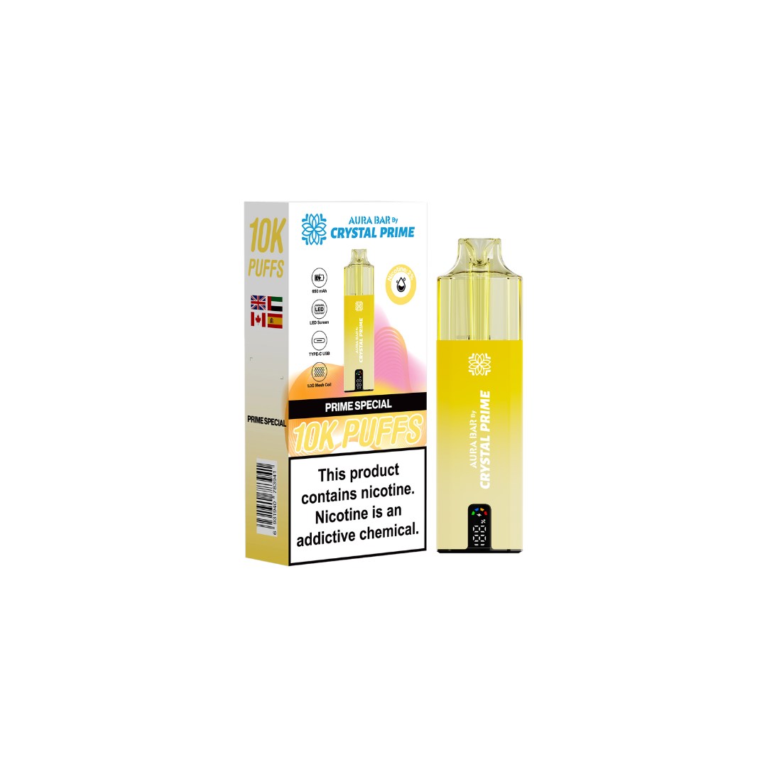 Crystal Prime 10k Pre Filled Pod Kit Box of 5 , Prime Special Flavor