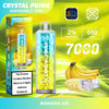 Crystal Prime 7000 Puffs Vape Pod Kit, Banana Ice Flavor