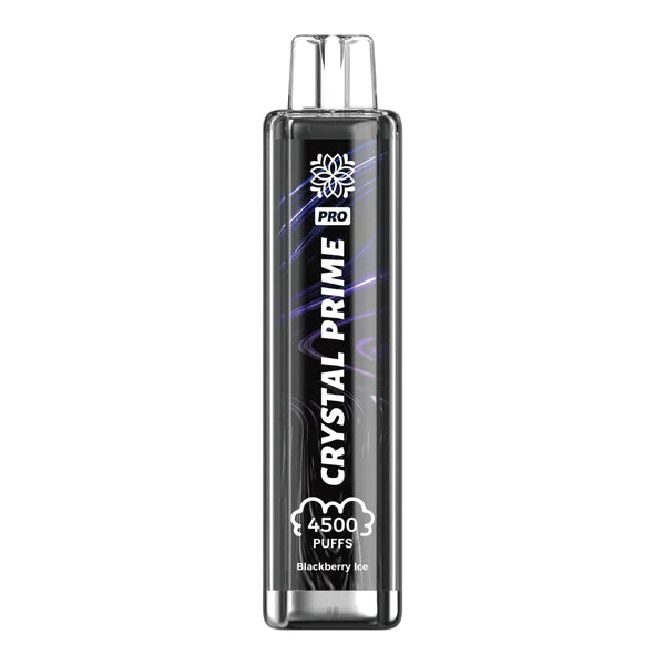 Crystal Prime Pro 4500 Puffs Prefilled Pod Vape Kit, Blackberry Ice Flavor