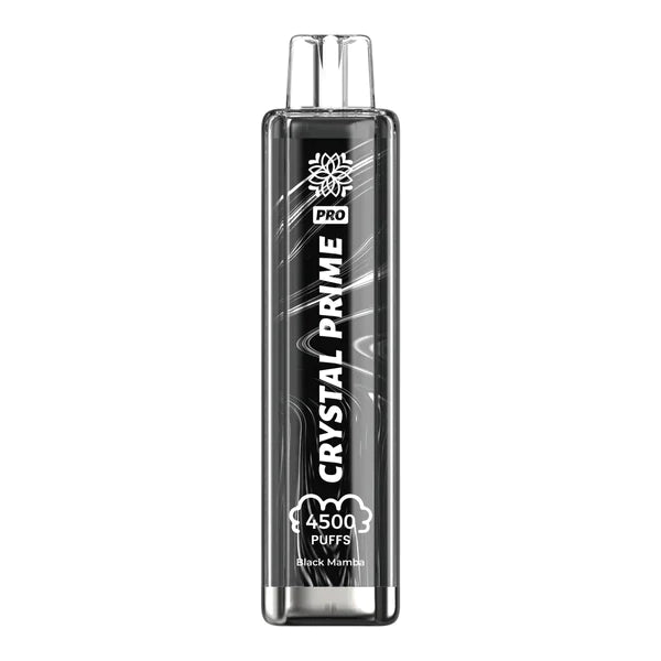 Crystal Prime Pro 4500 Puffs Prefilled Pod Vape Kit, Black Mamba Flavor