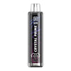 Crystal Prime Pro 4500 Puffs Prefilled Pod Vape Kit, Blueberry Raspberry Flavor