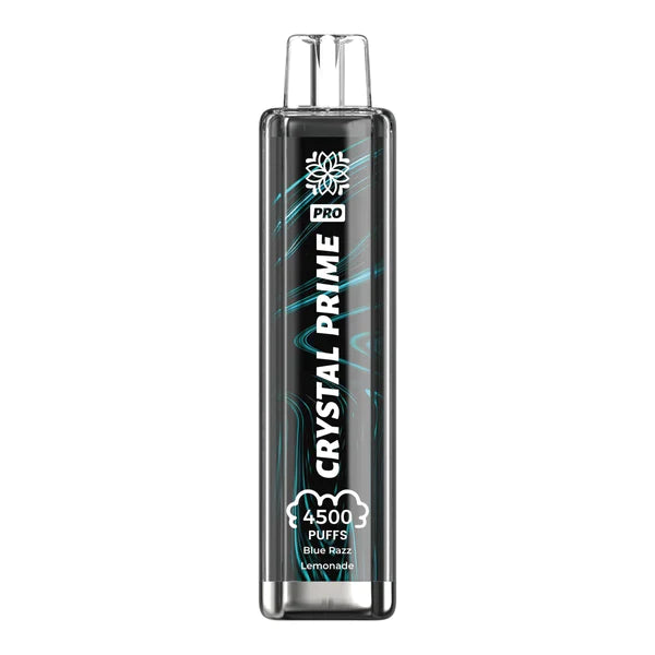 Crystal Prime Pro 4500 Puffs Prefilled Pod Vape Kit, Blue Razz Lemonade Flavor