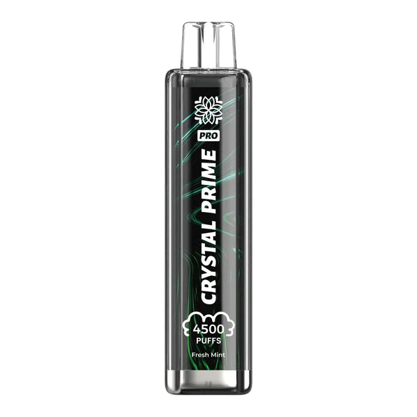 Crystal Prime Pro 4500 Puffs Prefilled Pod Vape Kit, Fresh Mint Flavor