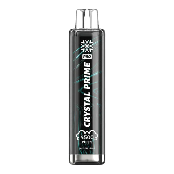 Crystal Prime Pro 4500 Puffs Prefilled Pod Vape Kit, Lemon Lime Flavor