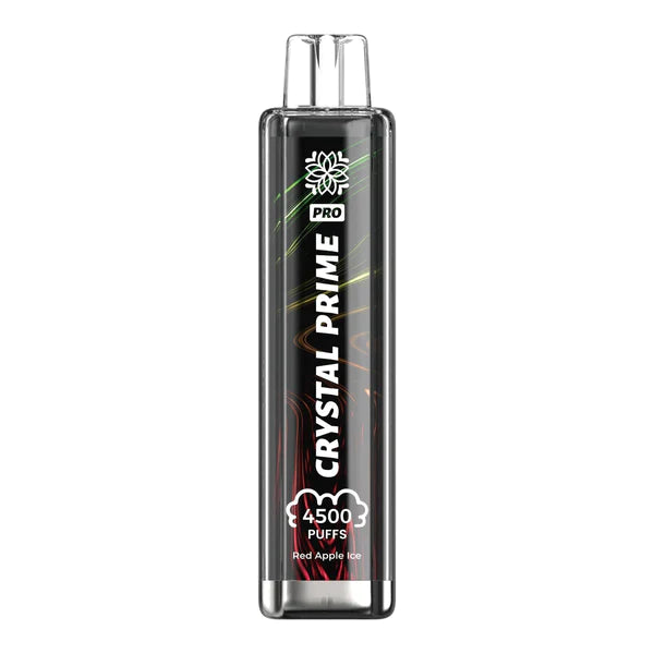Crystal Prime Pro 4500 Puffs Prefilled Pod Vape Kit, Red Apple Ice Flavor