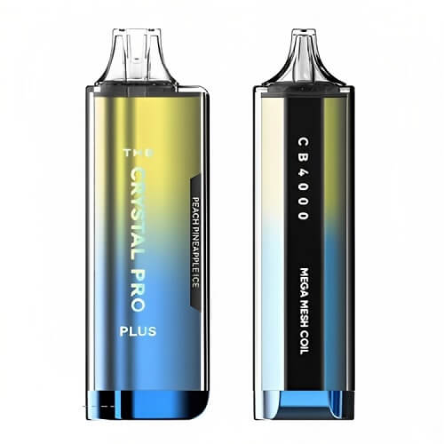 Crystal Pro Plus 4000 Prefilled Pod Device Box of 10, Peach Pineapple Ice Flavor