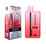 Crystal Pro Twist 15000 Puffs Prefilled Vape - Box of 5, Pink Lemonade Flavor