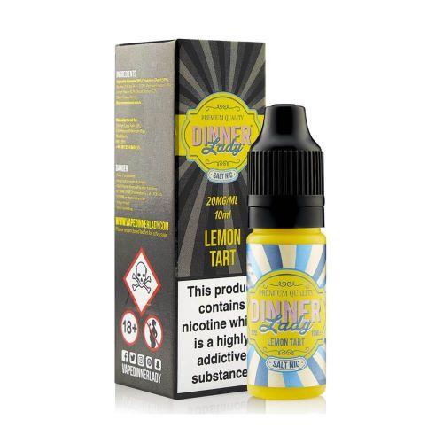 Dinner Lady 10ml Nic Salts E Liquid Pack of 10, Lemon Trat Flavor