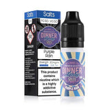 Dinner Lady 10ml Nic Salts E Liquid Pack of 10, Purple Rain Flavor
