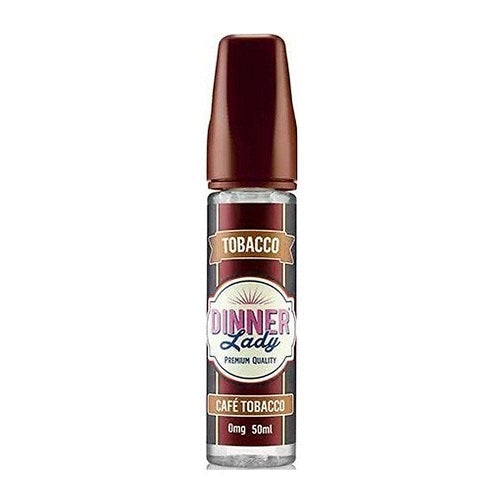 Dinner Lady Shortfill E Liquid 50ml, Cafe Tobacco Flavor