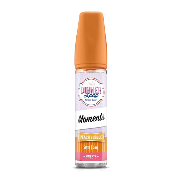 Dinner Lady Shortfill E Liquid 50ml, Peach Bubble Flavor