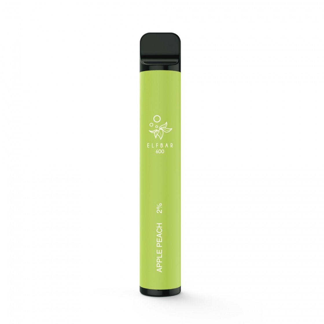 Elf Bar 600 Puff Prefilled Vape Pod Device Box of 10, Apple Peach Flavor