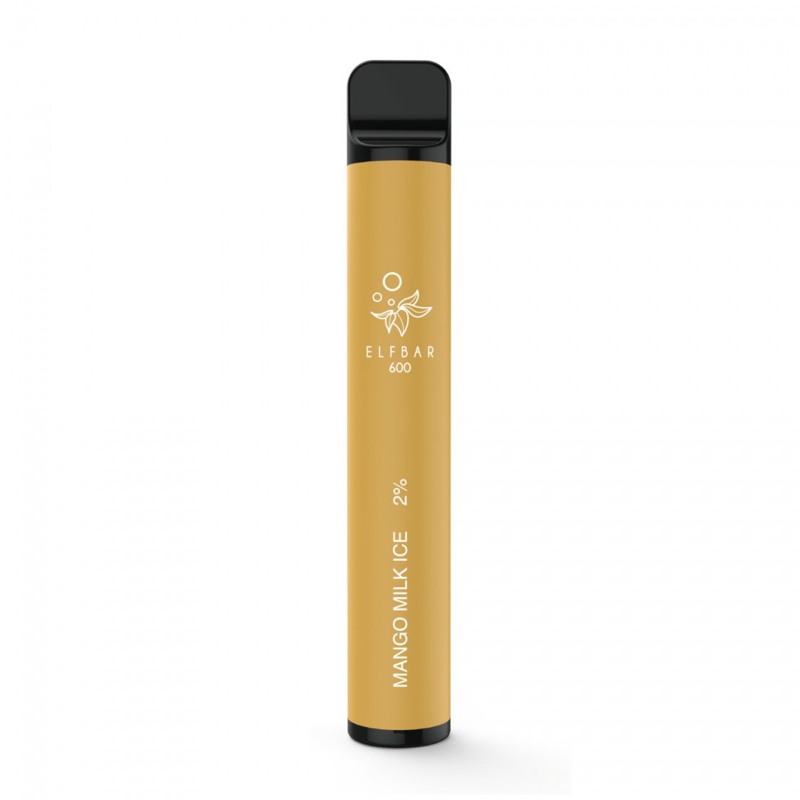 Elf Bar 600 Puff Prefilled Vape Pod Device Box of 10, Mango Milk Ice Flavor