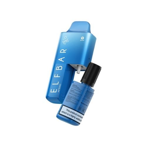 Elf Bar AF5000 Prefilled Vape Pod Device, Blueberry Ice Flavor