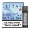 Elf Bar Elfa PreFilled Pod 2ml Nic Salt Prefilled Pod, Blueberry Sour Raspberry Flavor