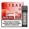 Elf Bar Elfa PreFilled Pod 2ml Nic Salt Prefilled Pod, Watermelon Cherry Flavor