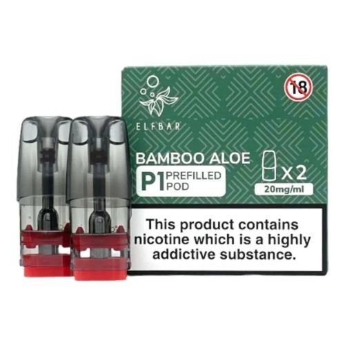 Elf Bar Mate P1 Pods Box of 10, Bamboo Aloe Flavor
