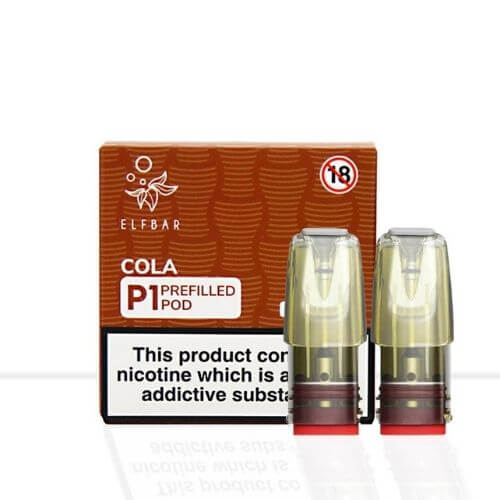 Elf Bar Mate P1 Pods Box of 10, Cola Flavor