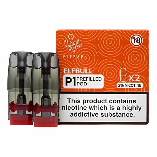 Elf Bar Mate P1 Pods Box of 10, Elf Bull Flavor