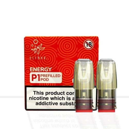 Elf Bar Mate P1 Pods Box of 10, Energy Flavor
