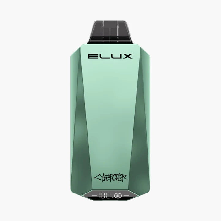 Elux Cyberover 15000 Puffs Prefiled Vape Kit Box of 10, Fresh Mint Flavor