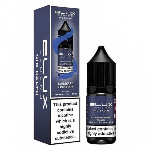 Elux Legend 10ml Nic SaltPack of 10, Blueberry Raspberry Flavor