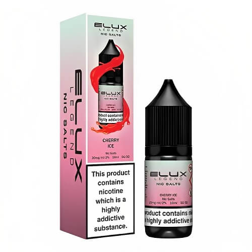 Elux Legend 10ml Nic SaltPack of 10, Cherry Ice Flavor