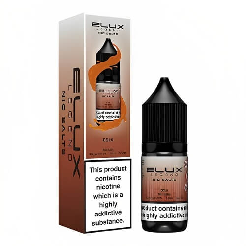 Elux Legend 10ml Nic SaltPack of 10, Cola Flavor