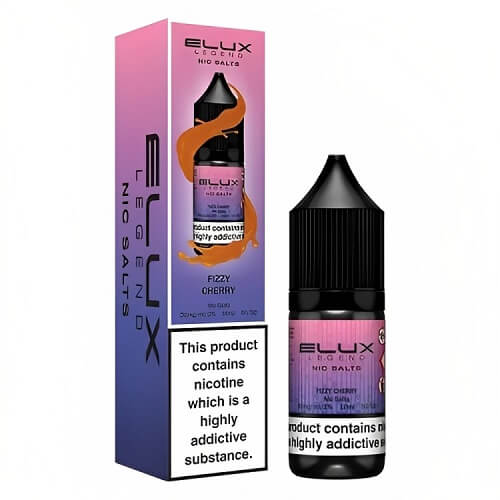 Elux Legend 10ml Nic SaltPack of 10, Fizzy Cherry Flavor