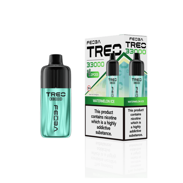 Feoba Treo 33k Puffs Pre-filled Pod Vape Kit, Watermelon Ice Flavor