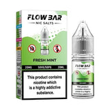 Flow Bar Nic Salt E-Liquid, Pack of 10, Fresh Mint Flavor