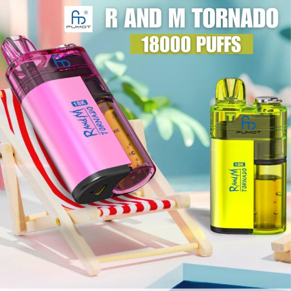 Fumot RandM Tornado 18000 Prefilled Vape Kit - Box of 5