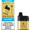 Gold Bar Apollo 20K Prefilled Vape Pod Kit, Blue Raspberry Flavour