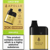Gold Bar Apollo 20K Prefilled Vape Pod Kit - Sour Apple - UKVaper