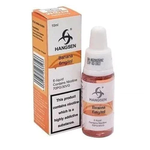 Hangsen 10ml Nic Salt E Liquid, Pack of 10, Banana Flavor