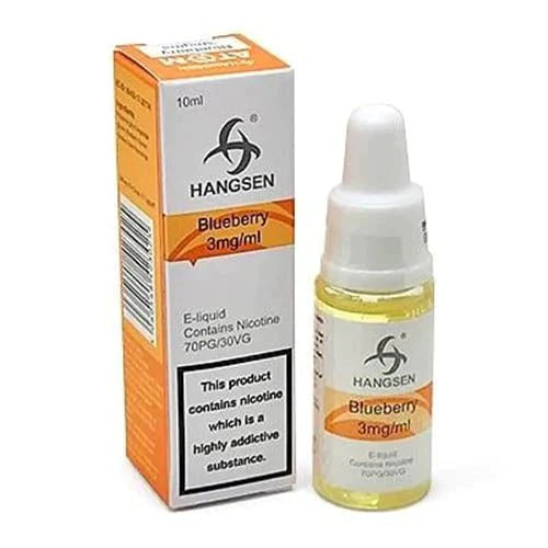 Hangsen 10ml Nic Salt E Liquid, Pack of 10, Blueberry Flavor