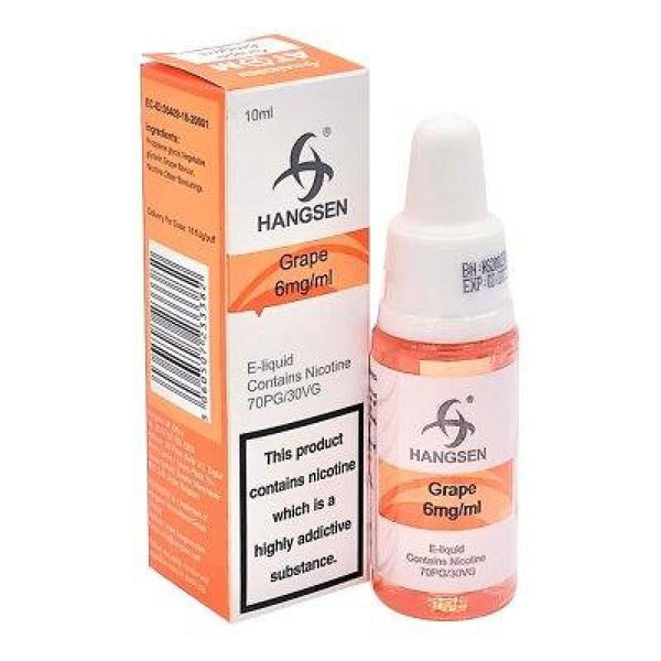 Hangsen 10ml Nic Salt E Liquid, Pack of 10, Grape Flavor
