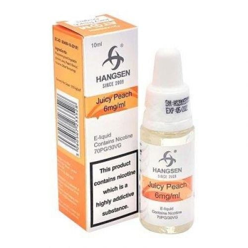 Hangsen 10ml Nic Salt E Liquid, Pack of 10, Juicy Peach Flavor