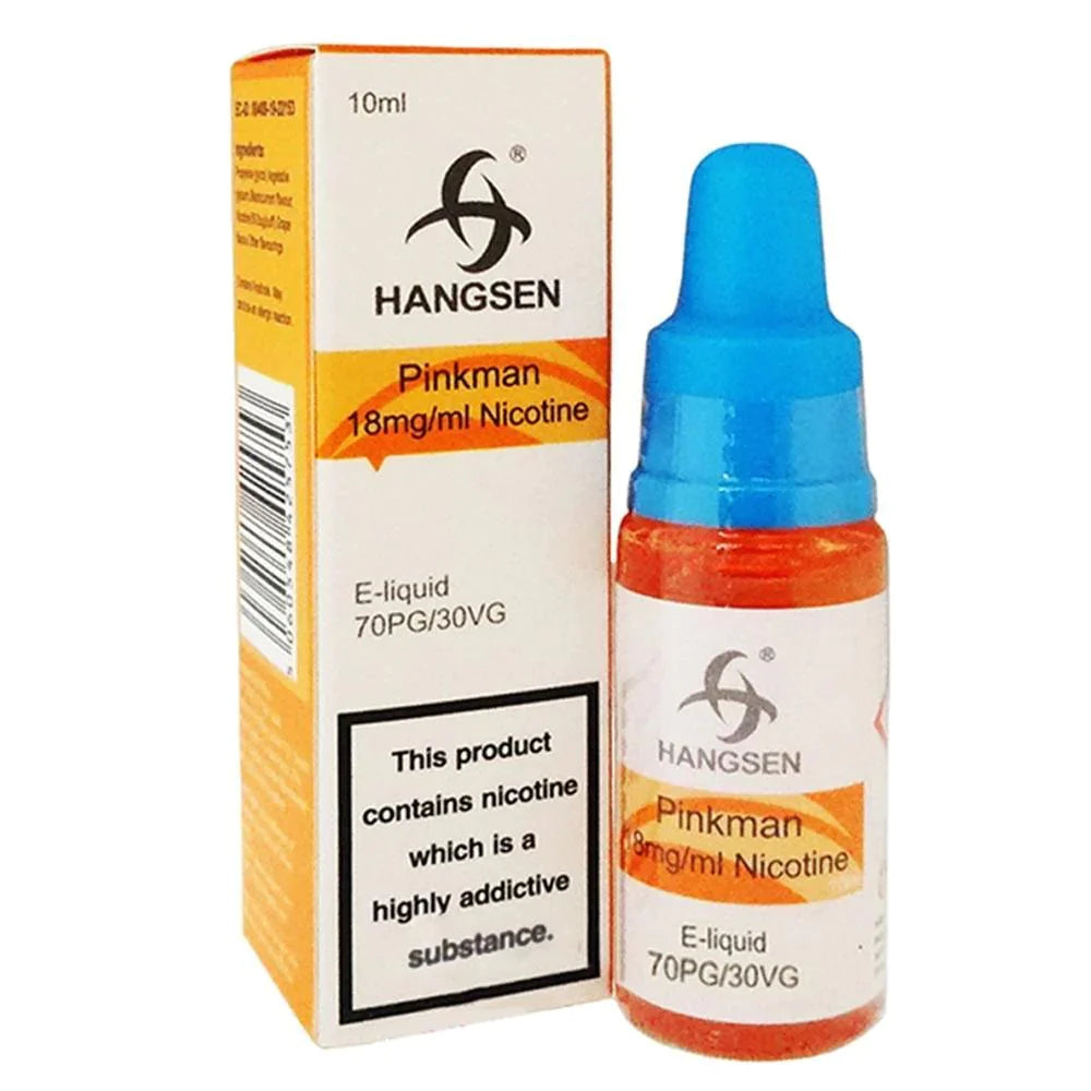 Hangsen 10ml Nic Salt E Liquid, Pack of 10, Pinkman Flavor