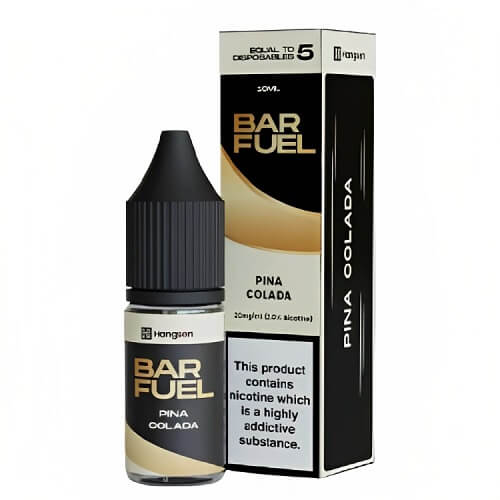 Hangsen Bar Fuel 10ml Nic Salt, Pack of 10, Pina Colada Flavor