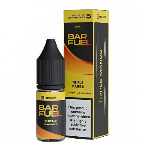 Hangsen Bar Fuel 10ml Nic Salt, Pack of 10, Triple Mango Flavor