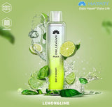 Hayati CrystalPro Max 4000 Puff Prefilled Vape Device, Lemon Lime Flavor
