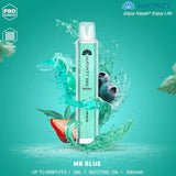 Hayati Crystal Pro Mini 600 Puff Prefilled Vape Bar Pod, Mr Blue Flavor