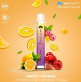 Hayati Crystal Pro Mini 600 Puff Prefilled Vape Bar Pod, Ribbery Lemonade Flavor