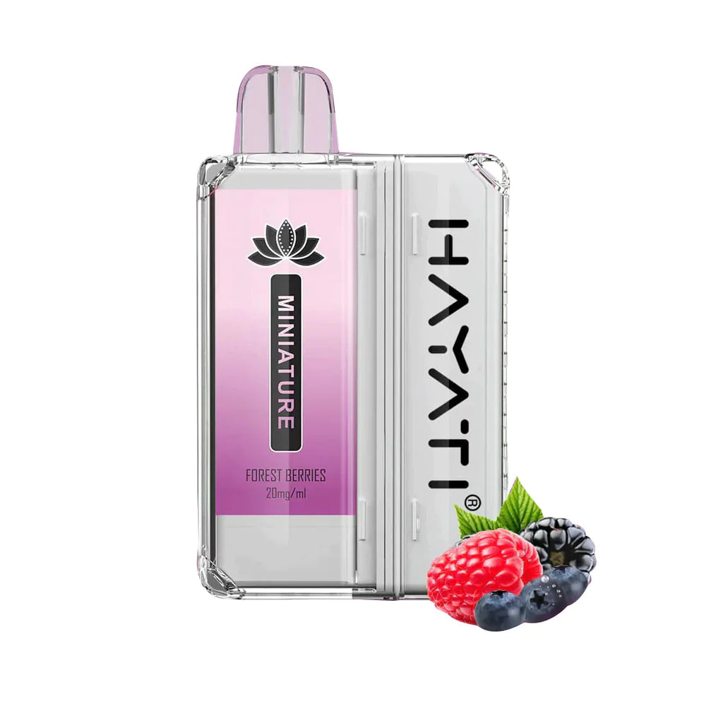 Hayati Miniature 600 Pod Kit Box of 10, Forest Berries Flavor